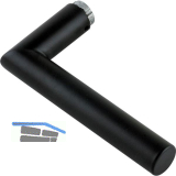 HOPPE Dr�ckerlochteil AMSTERDAM, Edelstahl schwarz matt