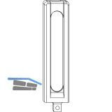 MACO Abdeckung lang Ecklager DT130/PVC, bronze hell (41752)