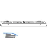 MACO Drehbandunterlage f�r Beschlagsnut, oben, Kunststoff natur (41103)