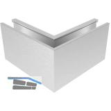 ECONOMY Innenecke f�r Bodenprofile 0004 ECO, Aluminium silber eloxiert