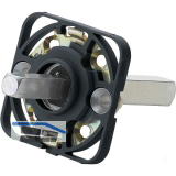 HOPPE Montagemodul UP52/RFL eckig, Vierkant 10/72 mm, Stahl schwarz