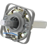 HOPPE Montagemodul UP52/RFL eckig, Vierkant 9/72 mm, Stahl aluminiumfarbig