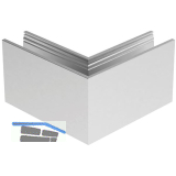 ECONOMY Innenecke f�r Bodenprofile 0004 PRO FLEX, Aluminium silber eloxiert