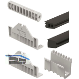 ECONOMY Dichtungsset PRO FLEX, 5000 mm, Glasst�rke 16,76 mm,Kunststoff/Gummi