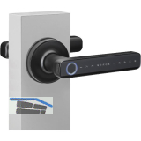 MARCHESI Dr�ckergarnitur Office R mit Fingerprint,Zifferncode,rund,schwarz