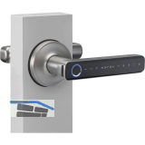 MARCHESI Dr�ckergarnitur Office R mit Fingerprint,Zifferncode,rund,silber