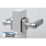 MARCHESI Dr�ckergarnitur Office E mit Fingerprint,Zifferncode,eckig,silber