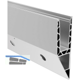 ECONOMY Bodenprofil 0011 verst.FLEX ProXL zur vorgesetzten Montage,5000mm,silber
