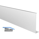 ECONOMY Abdeckprofil f�r Bodenprofil 0011 FLEX LIGHT, 2500 mm, silber eloxiert