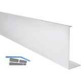 ECONOMY Abdeckprofil f�r Bodenprofil 0005 UNO FLEX, 2500 mm, silber eloxiert