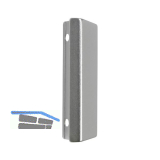 MACO Balkont�rgriff BASE 36870, L�nge 71 mm, Aluminium silber eloxiert