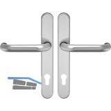 ECO Dr�ckergarnitur D 116 Schmalschild PZ92, VK 9 mm, Edelstahl