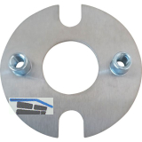 ECO Befestigungsscheibe f�r Halbgarnitur- Rosette, � 55 mm, Edelstahl