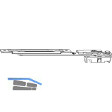 ROTO NT/NX Falzscherenset f�r Beschlagsnut silber (494389)