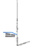 ROTO NX Stulpfl�gelgetriebe KSR Standard konstant L= 600 mm silber