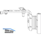 ROTO NX Falzaxerarm T 12/20-13 PVC rechts silber