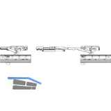 ROTO Patio Alversa Grundkarton Laufwagen Parallelschiebe 160 kg links