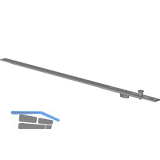 WINKHAUS Verl�ngerungsschiene V.AK.450-1, L=450 mm, 1 Schlie�zapfen, silber