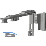 WINKHAUS Drehlager DL.K.ET.20-13.RS.F9, 12/20-13V, 130kg, rechts, titanf�rbig