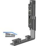 WINKHAUS Fl�gellager FL.HAT.18-13-12.LS, 12/18-13V, 130 kg, links, silber