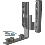 WINKHAUS Fl�gellager FL.HAT.18-13-12.RS, 12/18-13V, 130 kg, rechts, silber