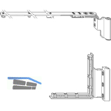 WINKHAUS Garnitur Fl�gelteil GRT.FXL.18-13.RS.WS, 12/18-13V, rechts, wei�