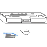 WINKHAUS Drehsperre GRT.DS-SBK.H.13-29.LS, Eurofalz 29 mm, 13V, links