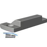 WINKHAUS Zwangsverriegelung ZV-RT.H.13-24.AGR, Rahmenteil 13V, Eurofalz 24mm