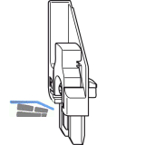 WINKHAUS Rahmenteil RT.DFE-TFE.S.RS, Stulpfl�gtr., mit Anschlagfl�che, rechts