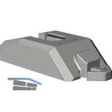 WINKHAUS Zuschlagsicherung ZSS.OS2 f�r Oberschiene OS2, Kunststoff wei�