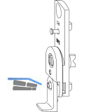 WINKHAUS Fehlschaltsicherung FSA.9, f�r 9 mm Versatz, silber
