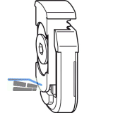 WINKHAUS Rahmenteil RT.DFE-TFE, Schlie�blech SBS, silber