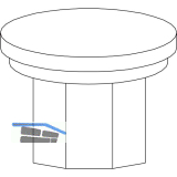 WINKHAUS Fl�gellagerstopfen FLS.FWV.WS, wei�