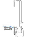 WINKHAUS Ecklagerkappe K.EL.HT.LS.BR, braun, links