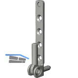 WINKHAUS Ecklager ESV.6-3-16.SL, symmetrisch, 100 kg, silber