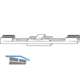 WINKHAUS Verbindungsschiene VS.R, zur Verbindung zweier Langteile mit Verzahnung
