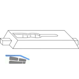 WINKHAUS Kippbegrenzer KBG.OS.SE.2, FFH kleiner als 800 mm, Kunststoff schwarz