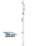 WINKHAUS Fl�gellagerschiene FLS.SE, 150 kg, silber