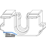 WINKHAUS Service Positionierhilfe LE.SB.N f�r SBA und SBS Schlie�bleche, grau