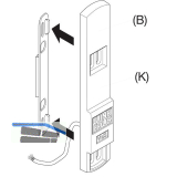 WINKHAUS Kontaktschlie�blech VS.BK.06, VdS-Klasse B, Kabel 6 m