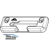 ROTO NT/NX Kipplager Holz Eurofalz 30 mm 13V links Zink mit Bohrzapfen