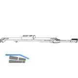 MACO MM Endverschluss EH unten, mit Schlie�teil, FFH 1340-2450 mm (205717)