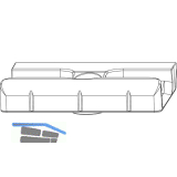 MACO Schlie�teil FL 12 glatt, Eurofalz 30mm,13V, Positionsz.,Schr�gv. (357297)
