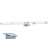 MACO Stulpverl�ngerung f�r Drehband MAMMUT 180 kg, L=170 mm, silber (202867)