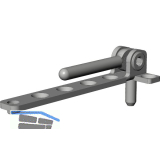 WINKHAUS Ecklager EL.KB.6-3-16.RS.WS, 130 kg, wei�, rechts