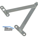 MACO Falzschere, L=250 mm, Stahl verzinkt silber