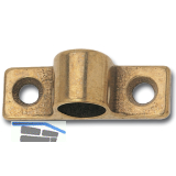 Schlie�blech zu Oberlichtschnapper ME, ohne �berschlag, Messing natur