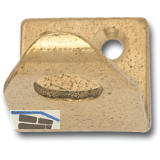 Schlie�blech zu Oberlichtschnapper ME, �berschlagh�he 22 mm, Messing natur