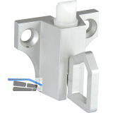 Oberlichtschnapper ALU Hebelzug und Falle aus Nylon silber