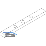 GEZE FPS Rahmen-Unterlegplatte f�r Leichtmetallfenster, St�rke 5 mm